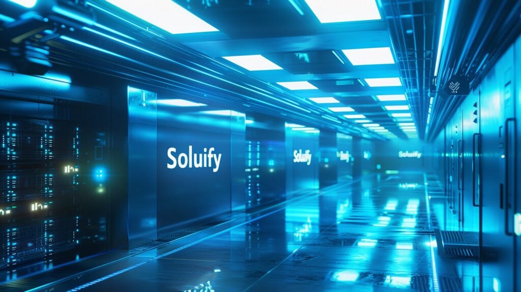 soluify server room graphic